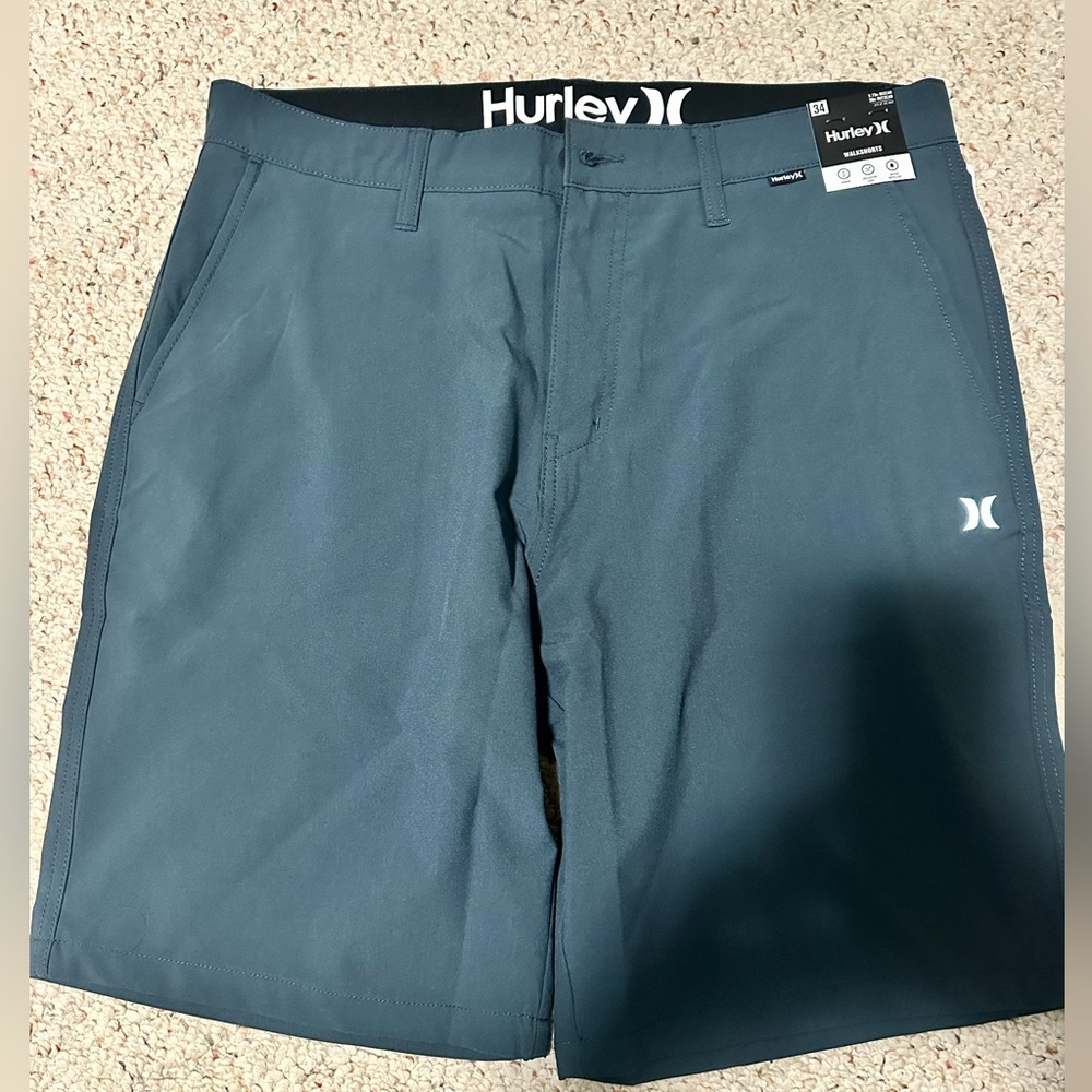 Hurley Blue Hybrid Shorts NWT